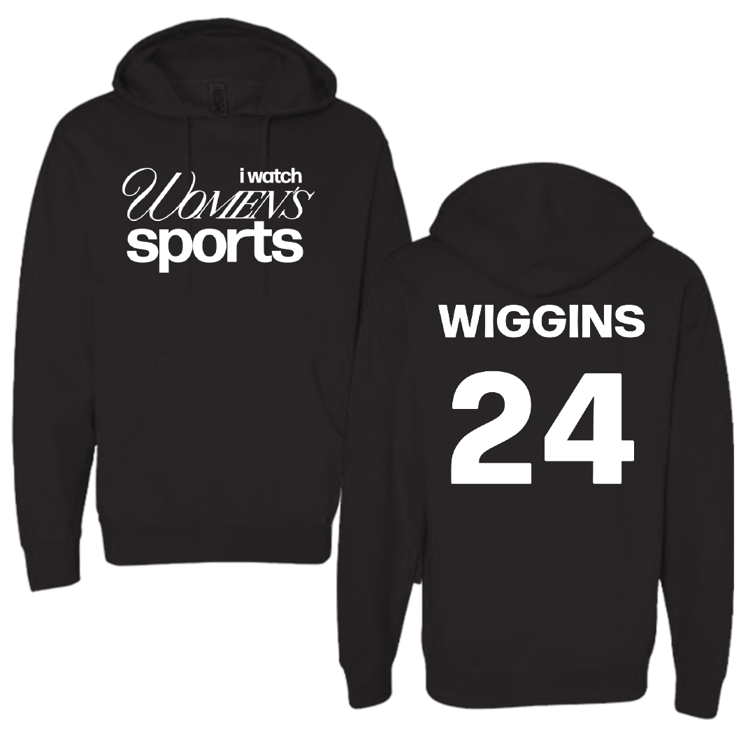 University of Richmond Field Hockey Black WHM Hoodie - #24 Grace Wiggins
