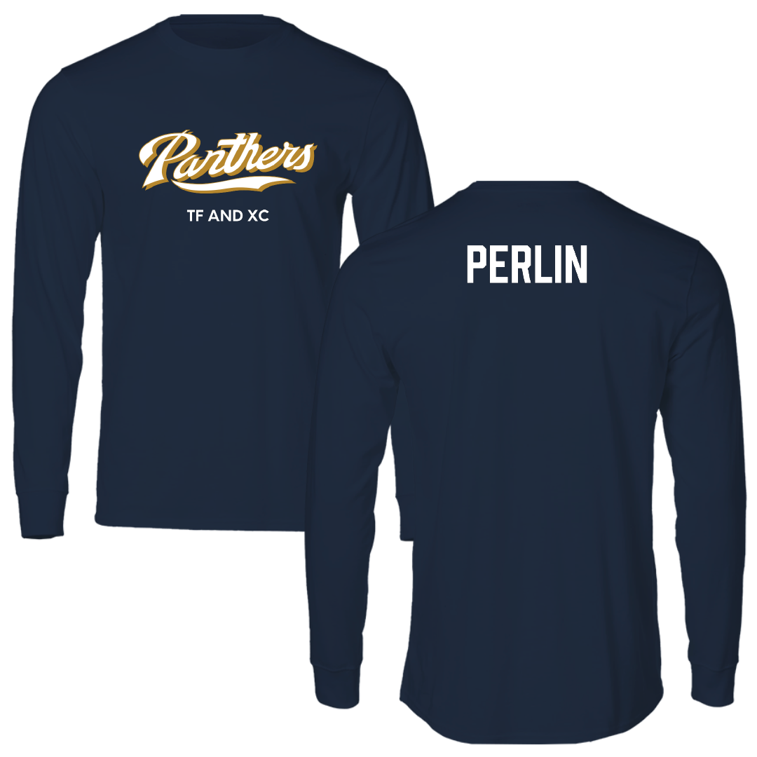 Florida International University TF and XC Navy Performance Long Sleeve - Jeremy Perlin