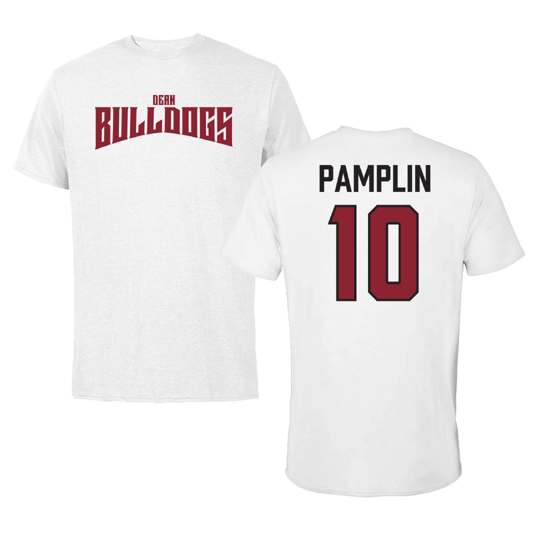 Dean College Football White Classic Performance Tee - #10 Desmon Pamplin
