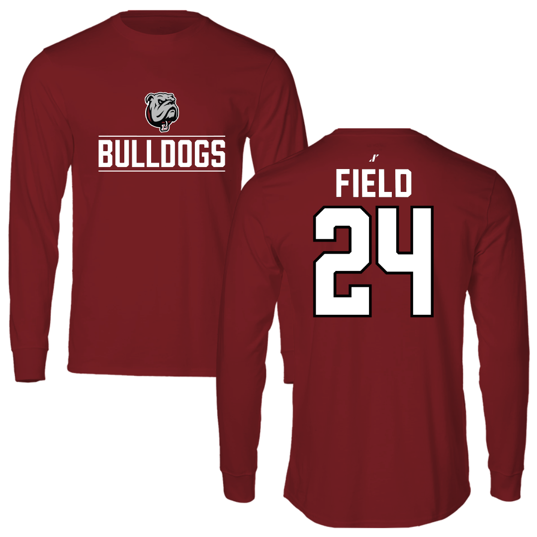 Dean College Lacrosse Cardinal General Long Sleeve - #24 Tommy Field