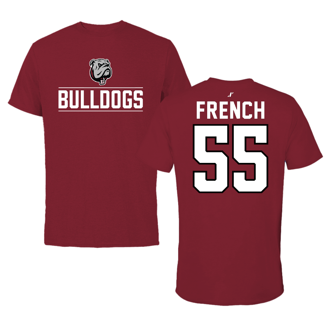 Dean College Lacrosse Cardinal General Tee - #55 Amelia French