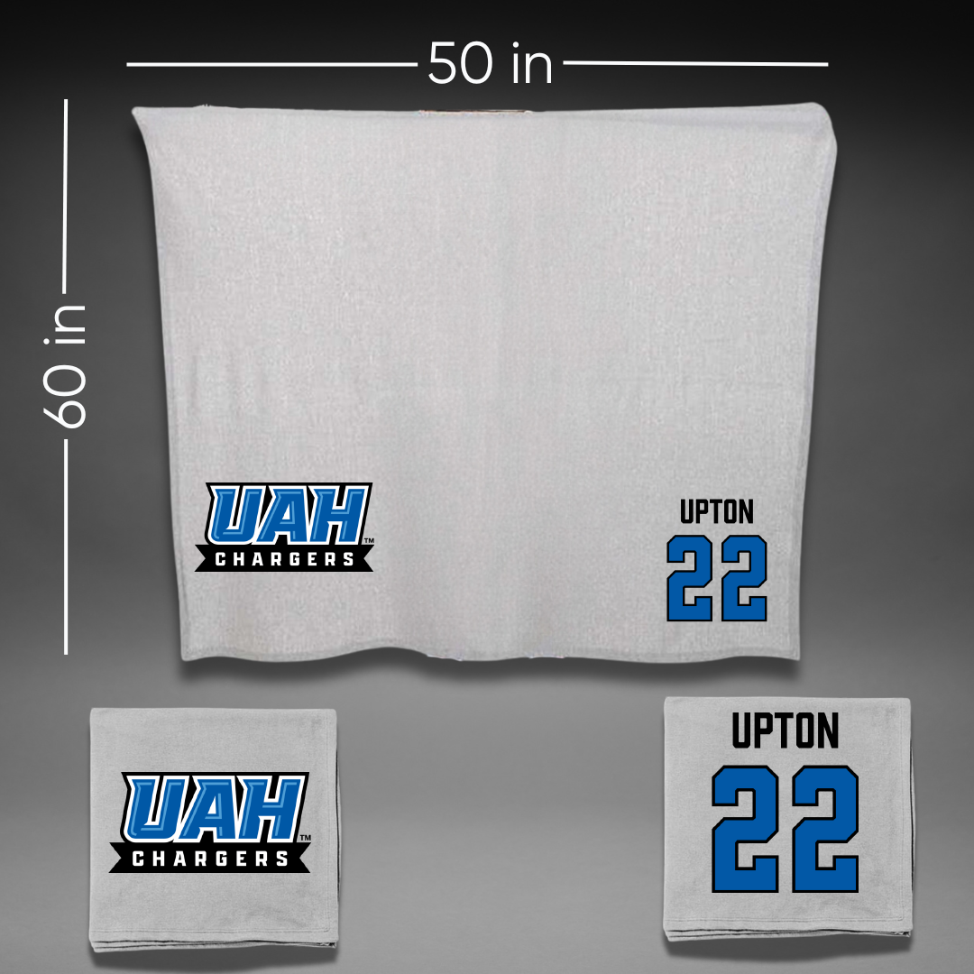 Huntsville Baseball Gray Blanket - #22 Jayce Upton