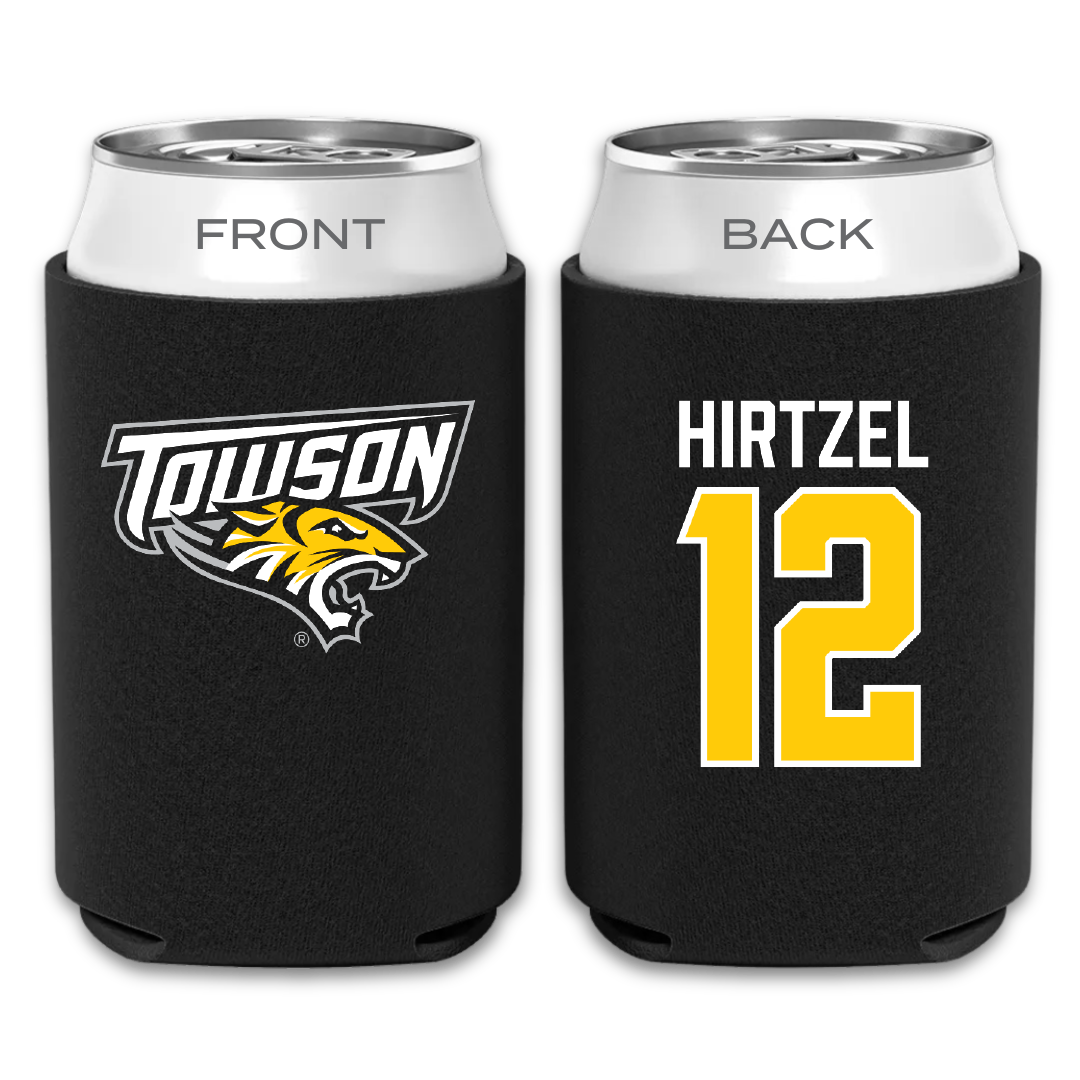 Towson University Field Hockey Black Can Cooler - #12 Lexi Hirtzel