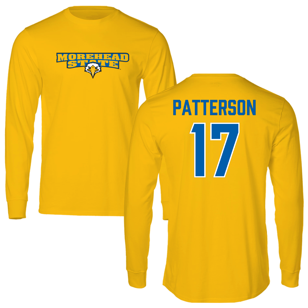 Morehead State University Football Gold Performance Long Sleeve - #17 Bryce Patterson