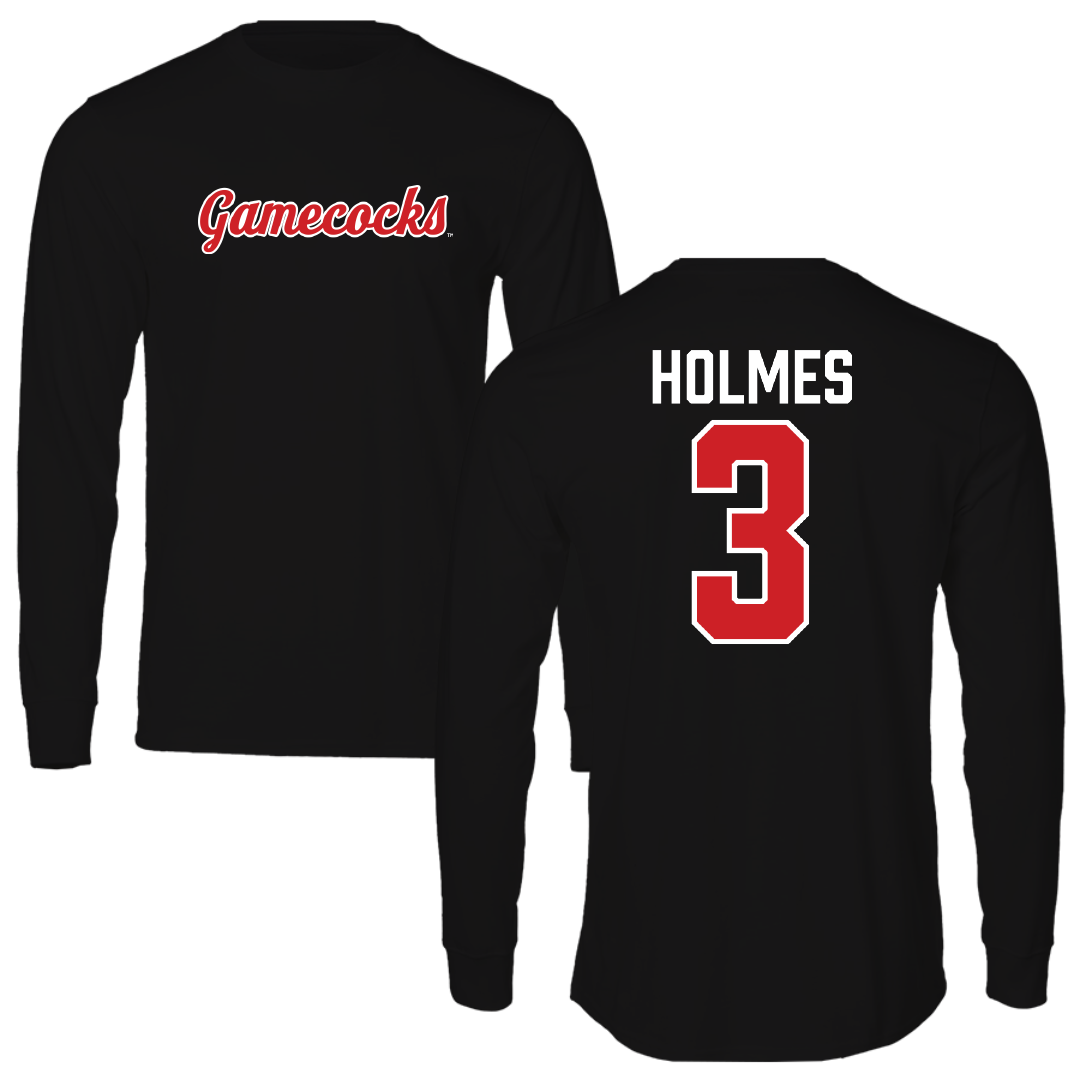 Jacksonville State University Softball Black Performance Long Sleeve - #3 Jaliyah Holmes
