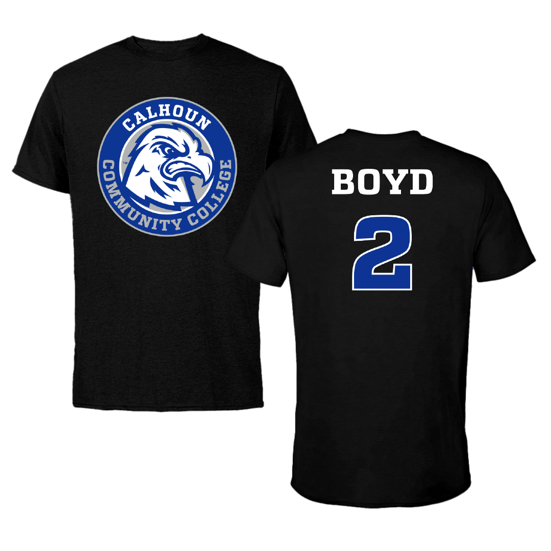 Calhoun Community College Volleyball (W) Black Tee - #2 Avery Boyd