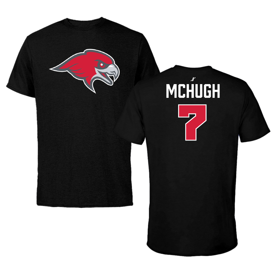 Montclair State University Basketball (W) Black Performance Tee - #7 Mara McHugh