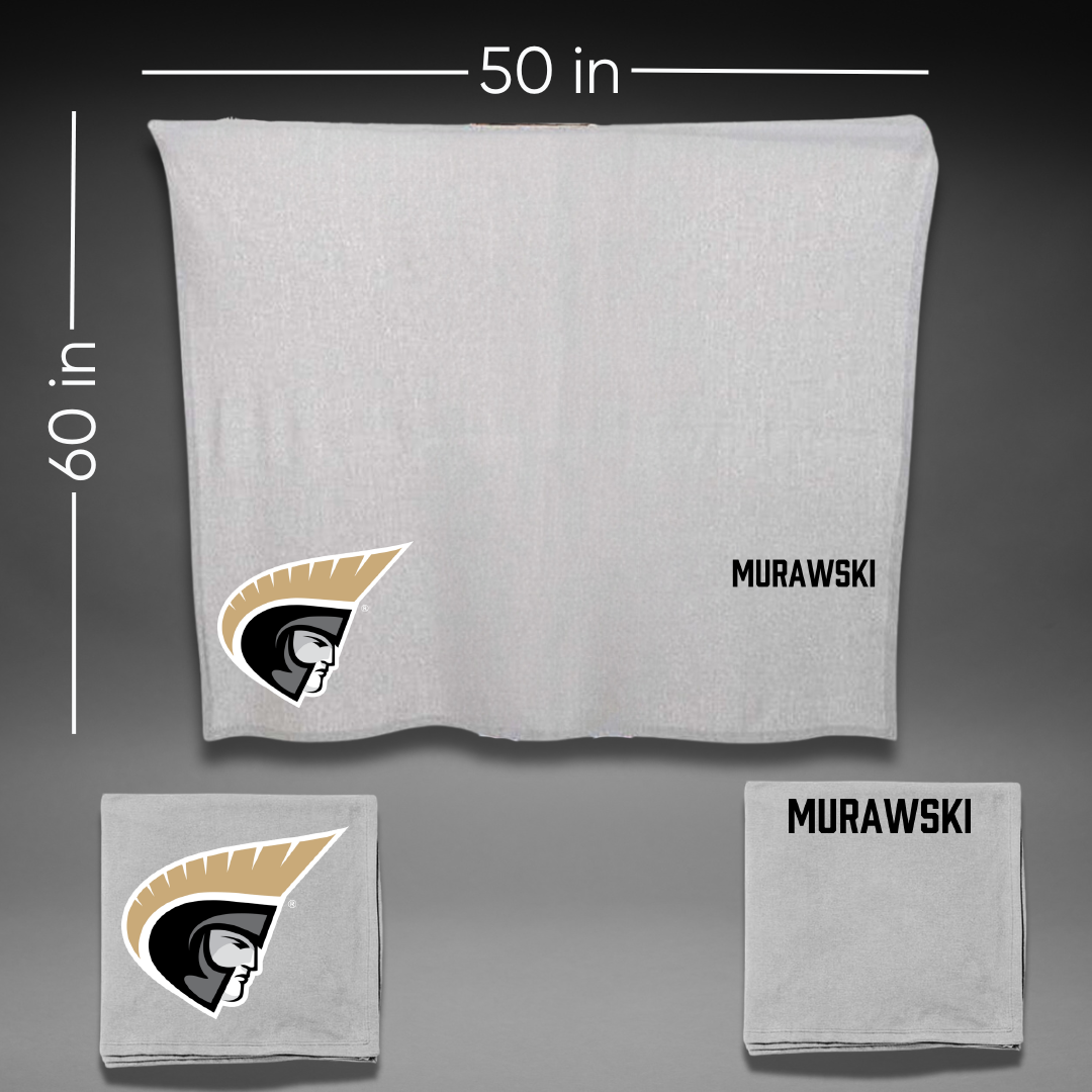 Anderson University (South Carolina) TF and XC Gray Blanket - Cate Murawski