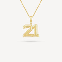 Gold Presidents Pendant and Chain - #21 Madison Nance