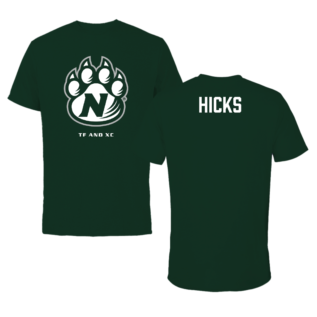 Northwest Missouri State University TF and XC Forest Green Mascot Tee - Jaeger Hicks