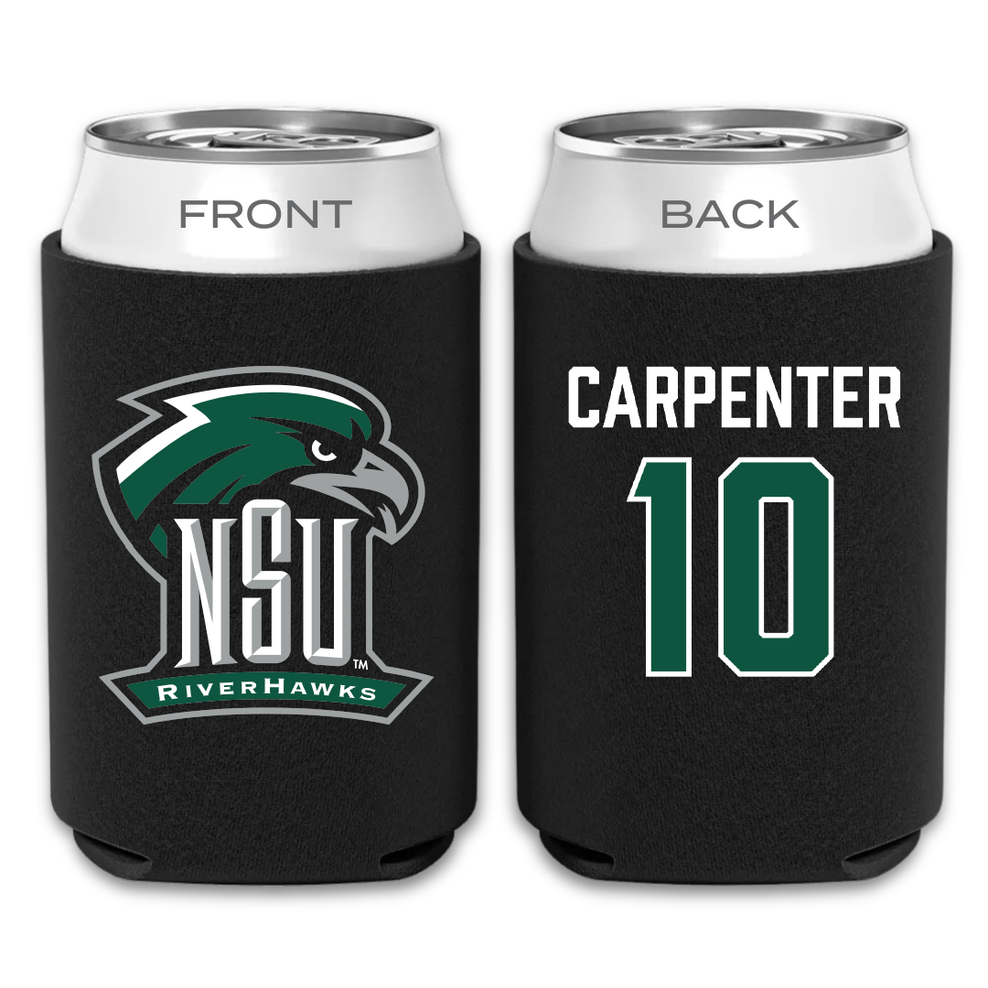 Northeastern State University Softball Black Can Cooler - #10 Emily Carpenter