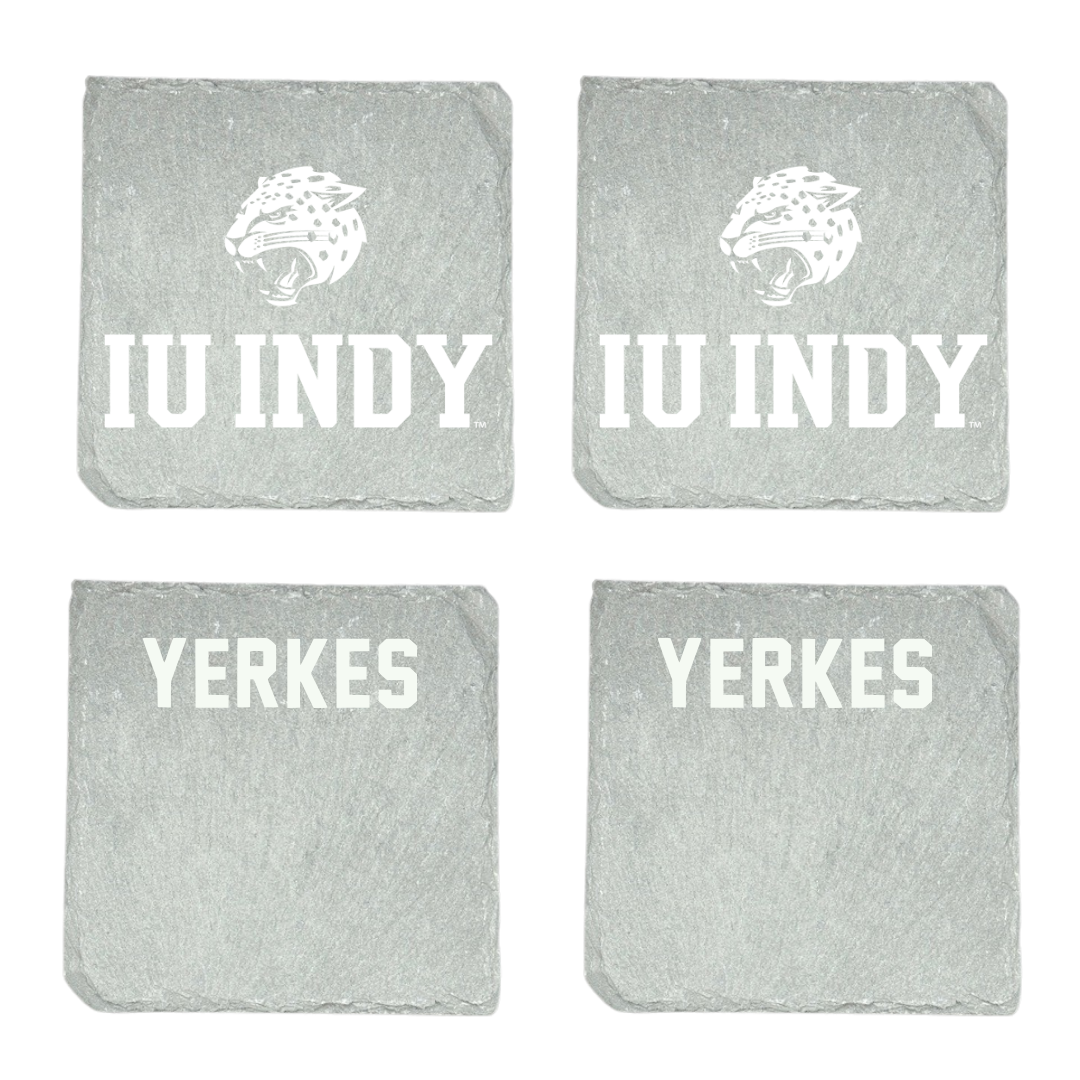 Indiana University Indianapolis Swimming & Diving Stone Coaster (4 Pack)  - Chloe Yerkes