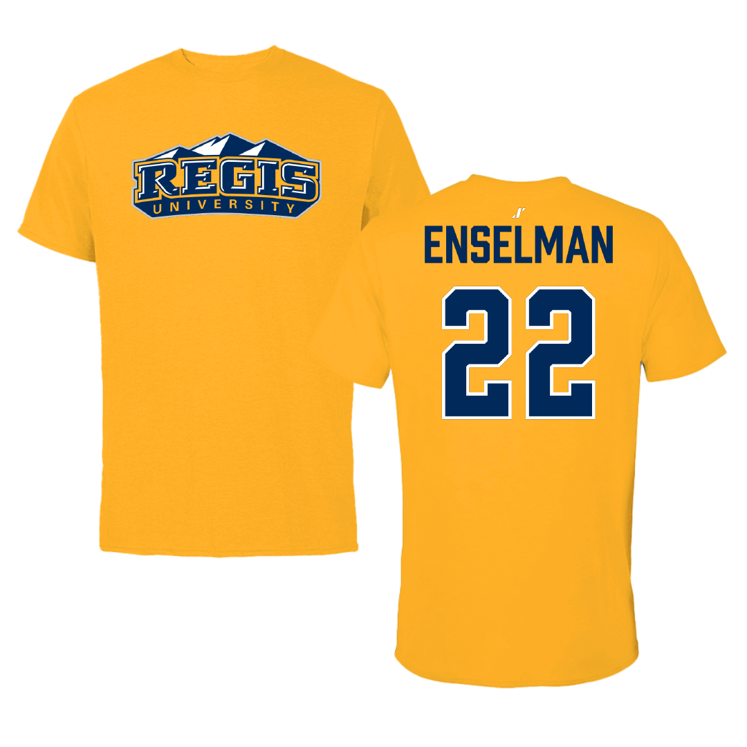 Regis University (Colorado) Lacrosse (W) Gold Tee - #22 Elle Enselman