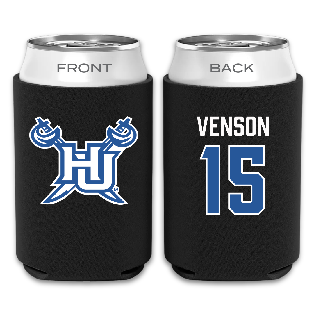 Hampton University Softball Black Can Cooler - #15 Jasmine Venson