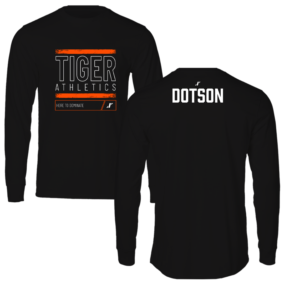 East Central University TF and XC Black Dominate Performance Long Sleeve - Gracey Dotson