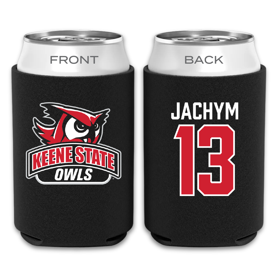 Keene State College Baseball Black Can Cooler - #13 Jake Jachym