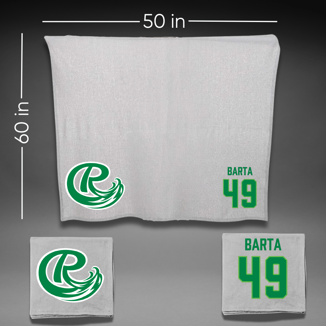 Roosevelt University Baseball Gray Blanket - #49 Joshua Barta