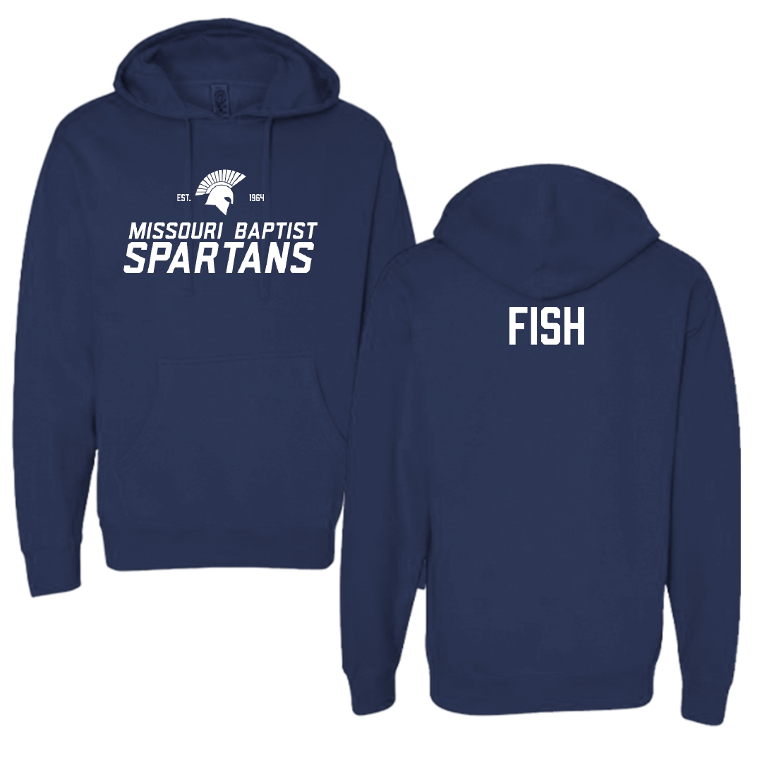 Missouri Baptist University Wrestling (W) Navy General Hoodie - Kenlee Fish