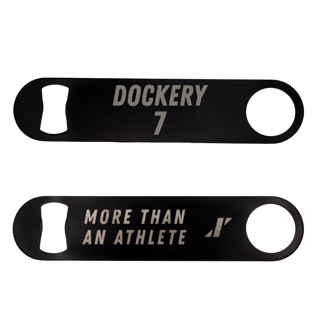 Softball Black Bottle Opener - #7 Nichole Dockery