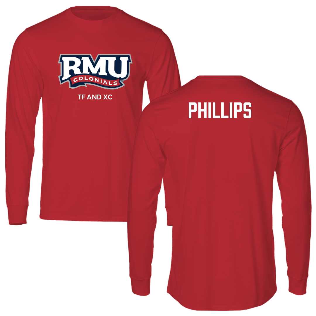 Robert Morris University TF and XC Red Performance Long Sleeve - Madisyn Phillips