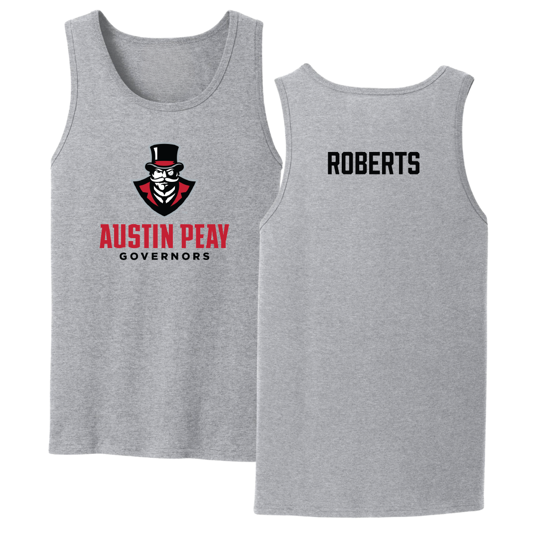 Austin Peay State University Golf (W) Sport Gray Tank Top - Katie Roberts