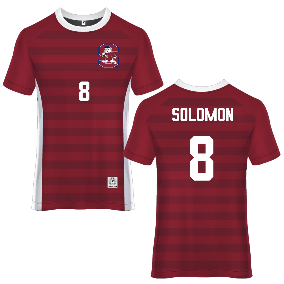 South Carolina State University Red Soccer Jersey - #8 Semhar Solomon