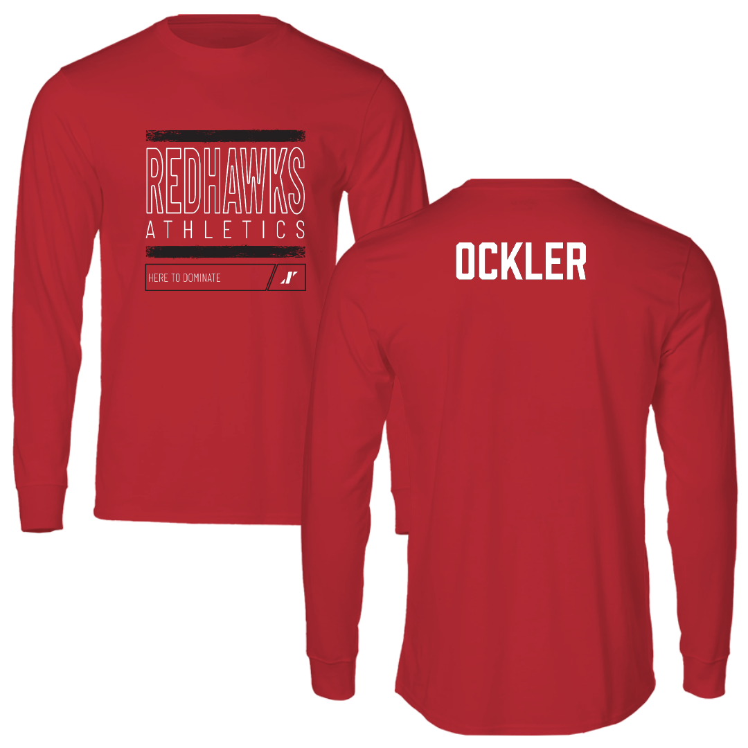 Southeast Missouri State University Gymnastics Red Dominate Performance Long Sleeve - Lindsay Ockler