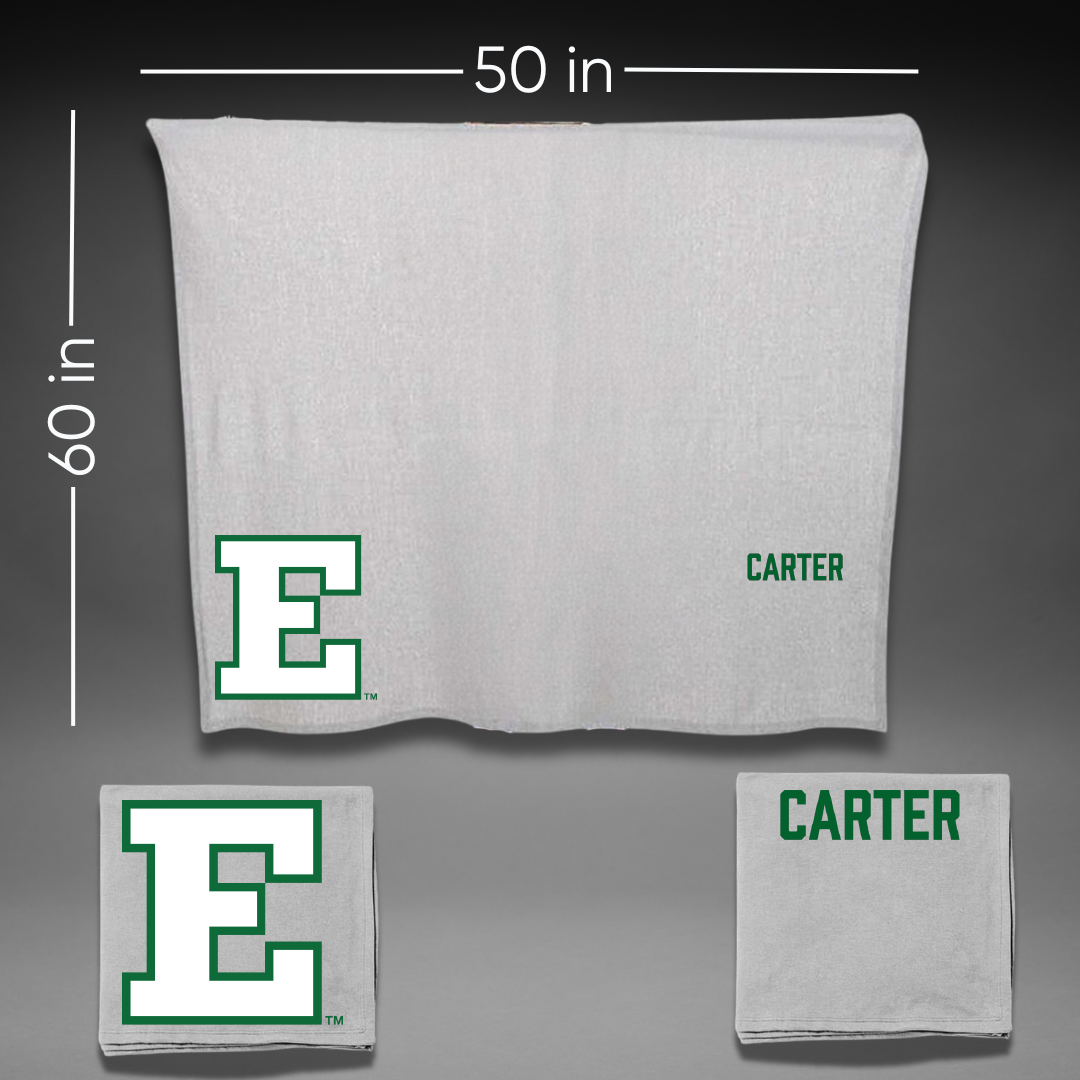 Eastern Michigan University Football Gray Blanket - Farel Carter