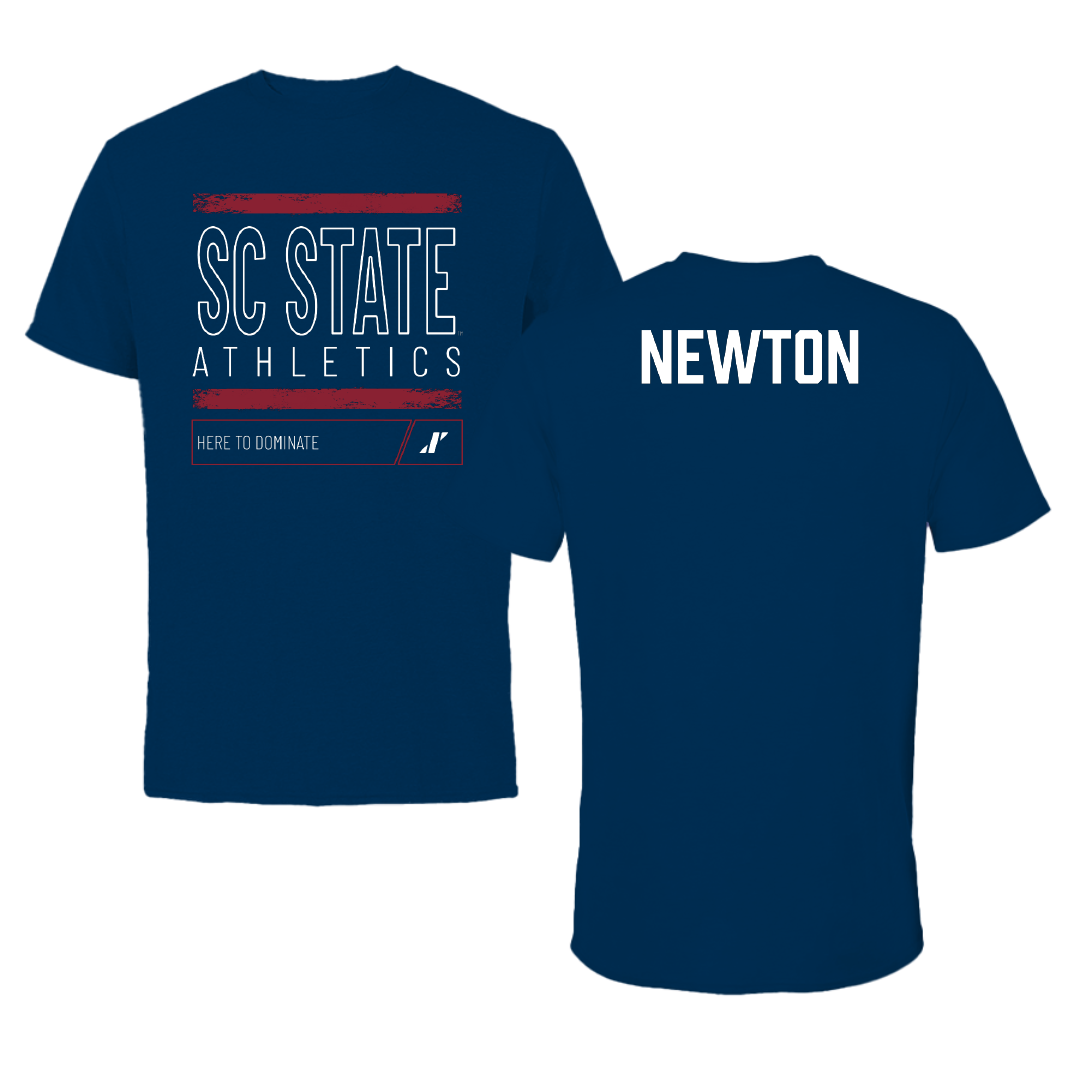 South Carolina State University TF and XC Navy Dominate Tee - Trey Newton
