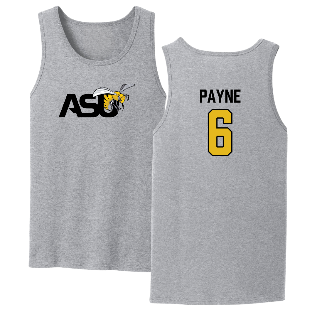 Alabama State University Volleyball Sport Gray Tank Top - #6 Bailee Payne