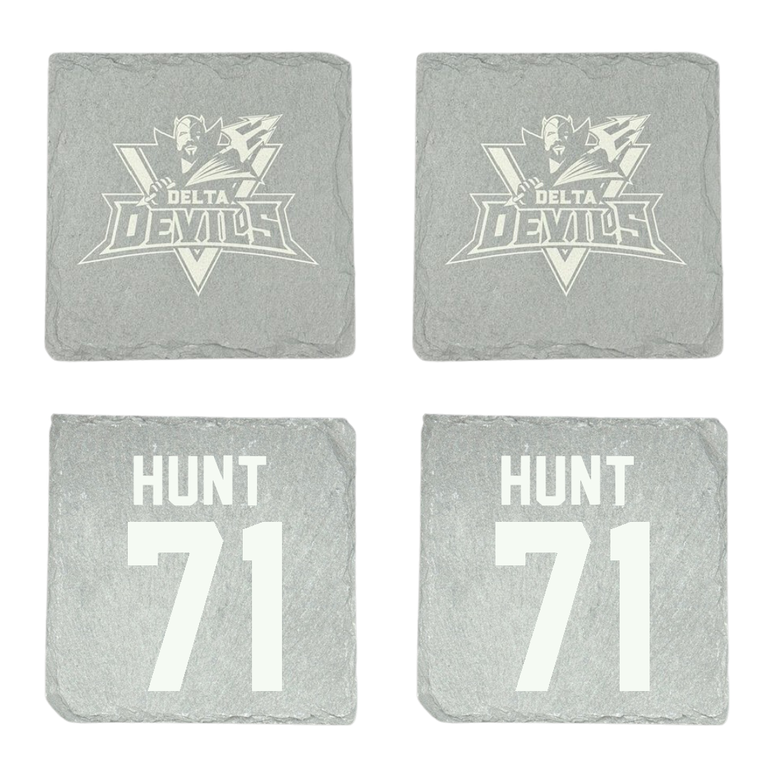 Mississippi Valley State University Football Stone Coaster (4 Pack)  - #71 Tyler Hunt