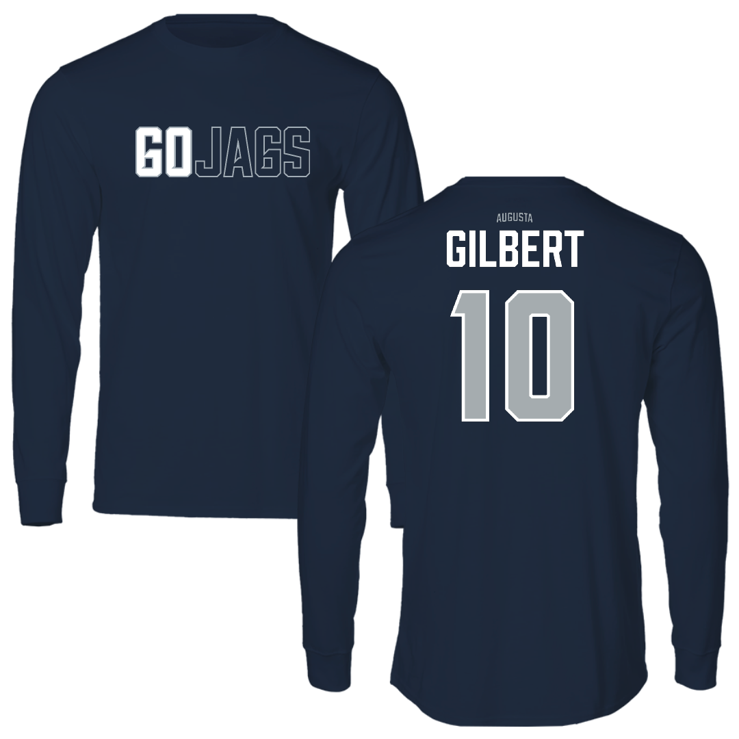 Augusta University Softball Navy Long Sleeve - #10 Sydney Gilbert