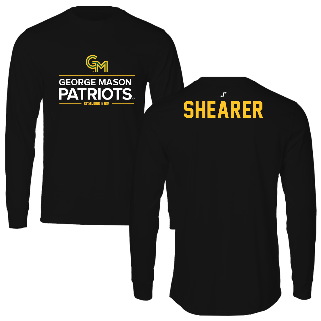 George Mason University Rowing Black General Performance Long Sleeve - Anabela Shearer