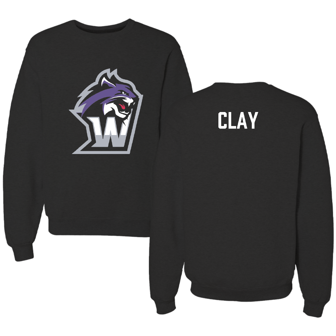 Wiley University TF and XC Black Crewneck - Elisa Clay
