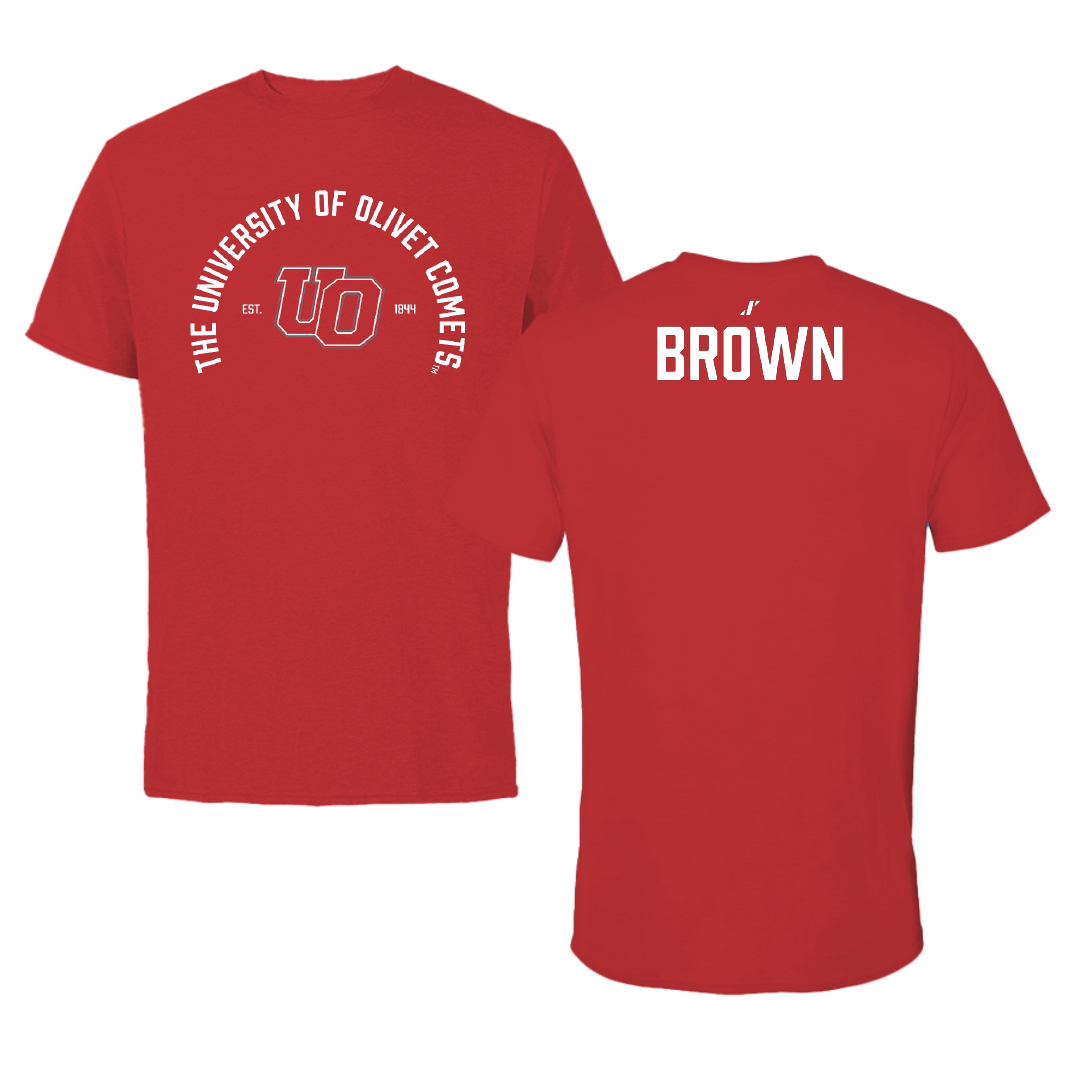 The University of Olivet TF and XC Red General Tee - Alex Brown