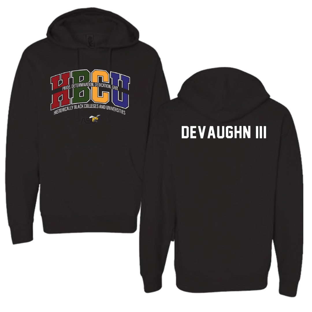 Alabama State University TF and XC Black HBCU Hoodie - Vaughn DeVaughn III