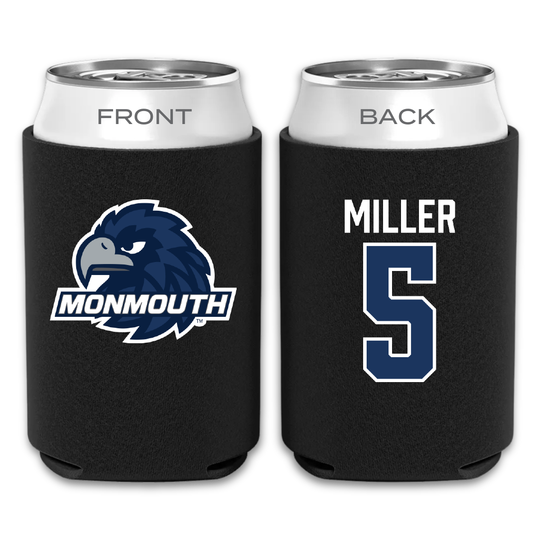 Monmouth University Basketball Black Can Cooler - #5 Corey Miller