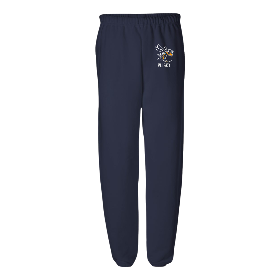 Cedarville University Baseball Navy Sweatpants - #45 Austin Plisky