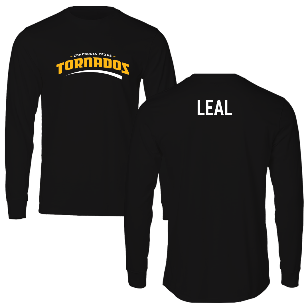 Concordia University (Texas) TF and XC Black Performance Long Sleeve - Gerardo Leal