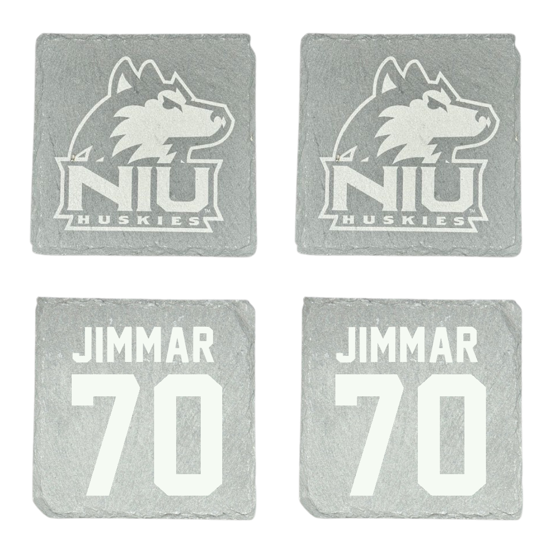 Northern Illinois University Football Stone Coaster (4 Pack)  - #70 Michael Jimmar