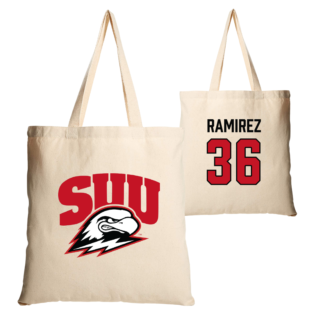 Southern Utah University Softball Tan Unique Canvas Tote Bag - #36 Arianna Ramirez