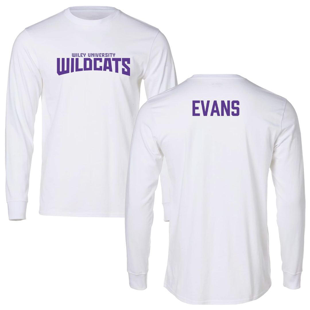 Wiley University TF and XC White Classic Long Sleeve - Aaliyah Evans
