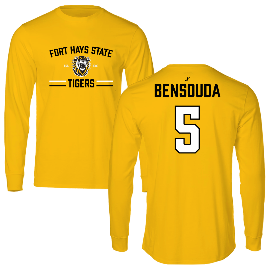 Fort Hays State University Soccer Gold General Long Sleeve - #5 Harrison Bensouda