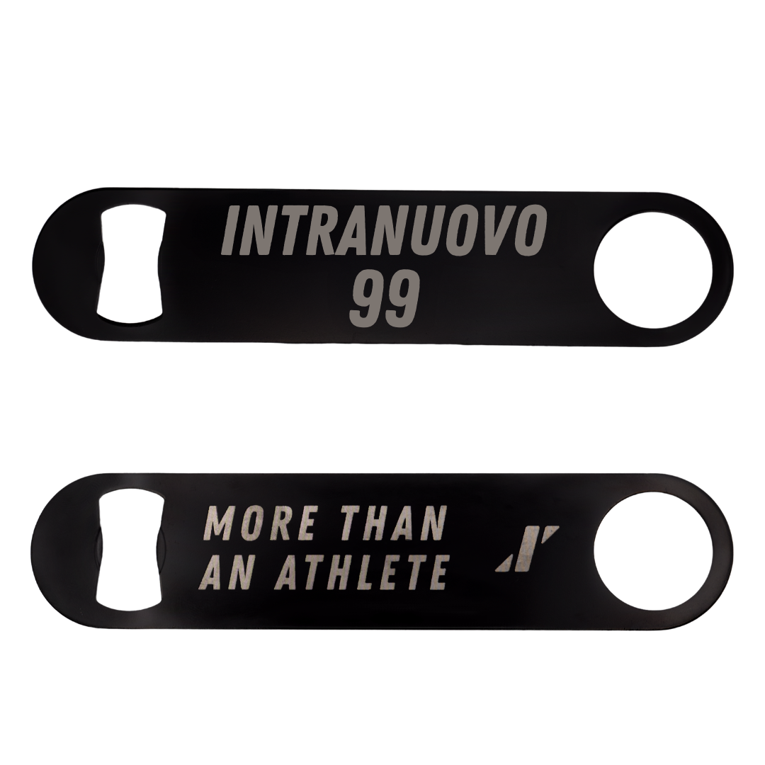 Adelphi University Soccer Black Bottle Opener - #99 Gianluca Intranuovo