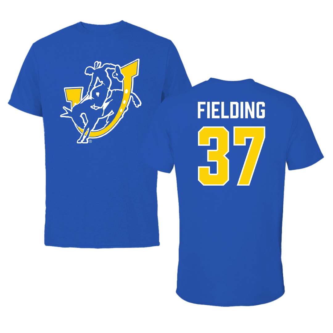 Southern Arkansas University Baseball Blue Tee - #37 Wyatt Fielding
