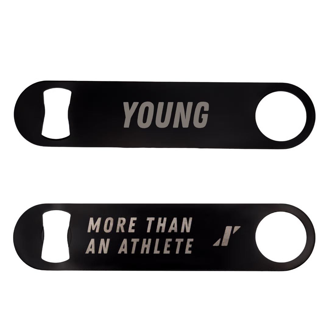 Football Black Bottle Opener - Maurice Young