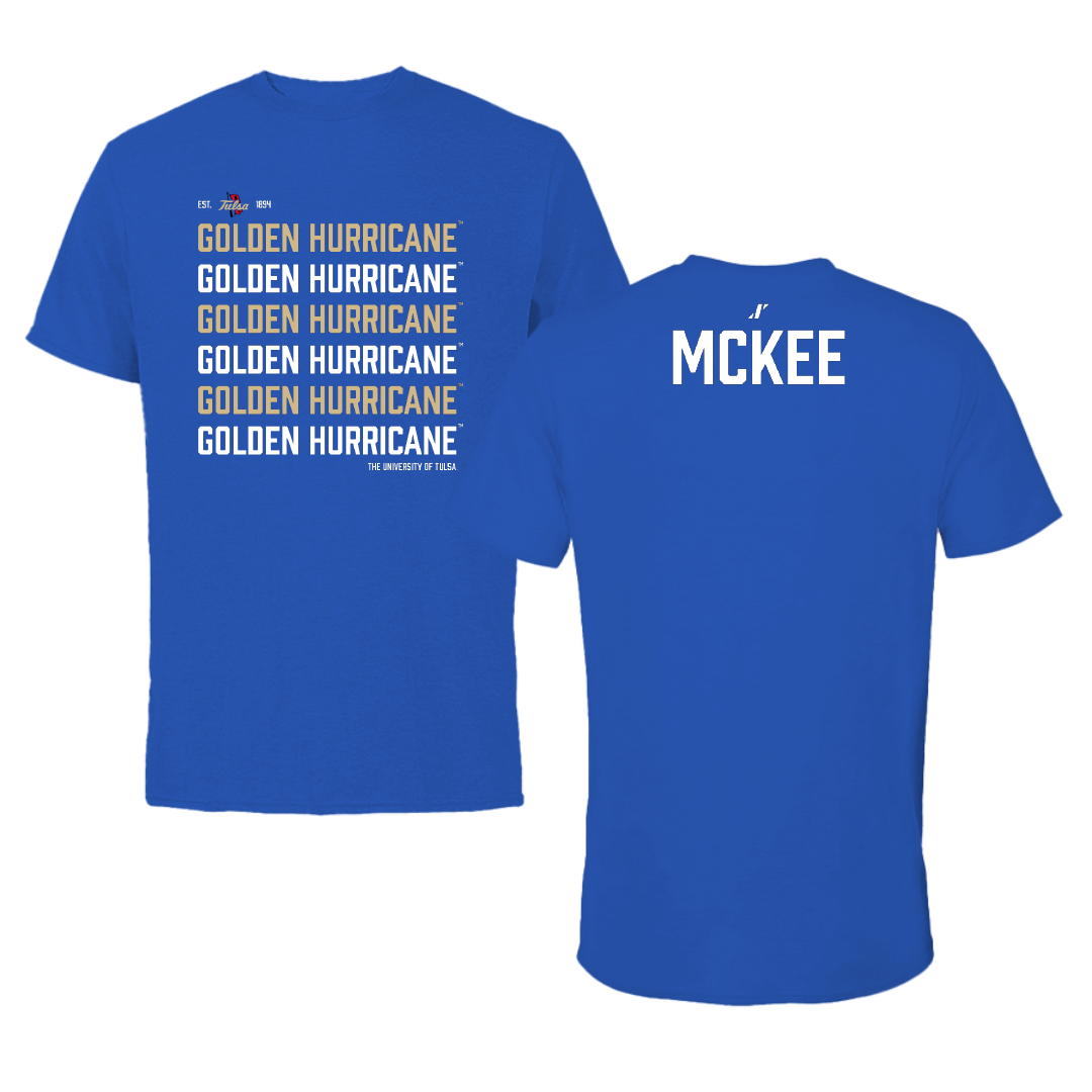 The University of Tulsa Cheer Blue General Performance Tee - Grace Mckee