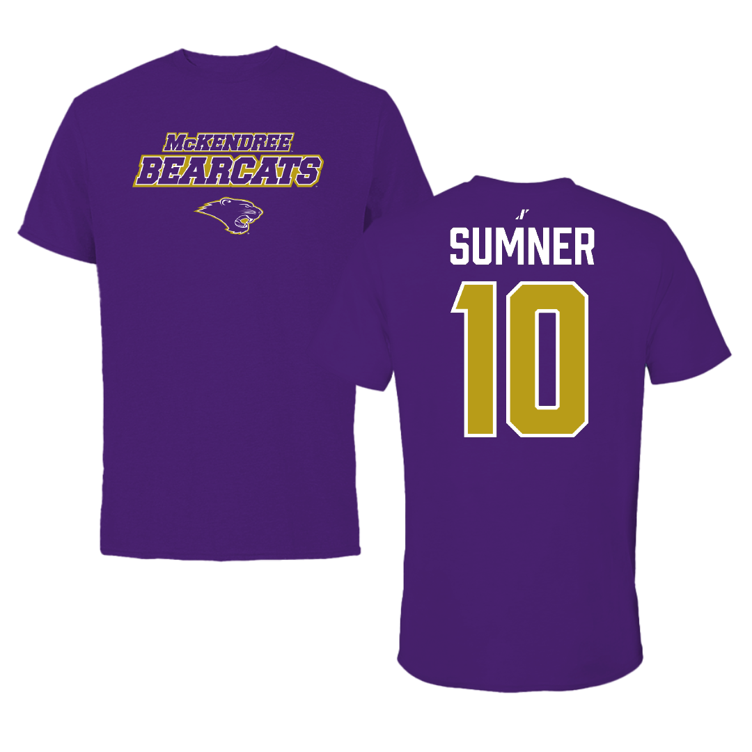 McKendree University Ice Hockey Purple General Tee - #10 Jack Sumner