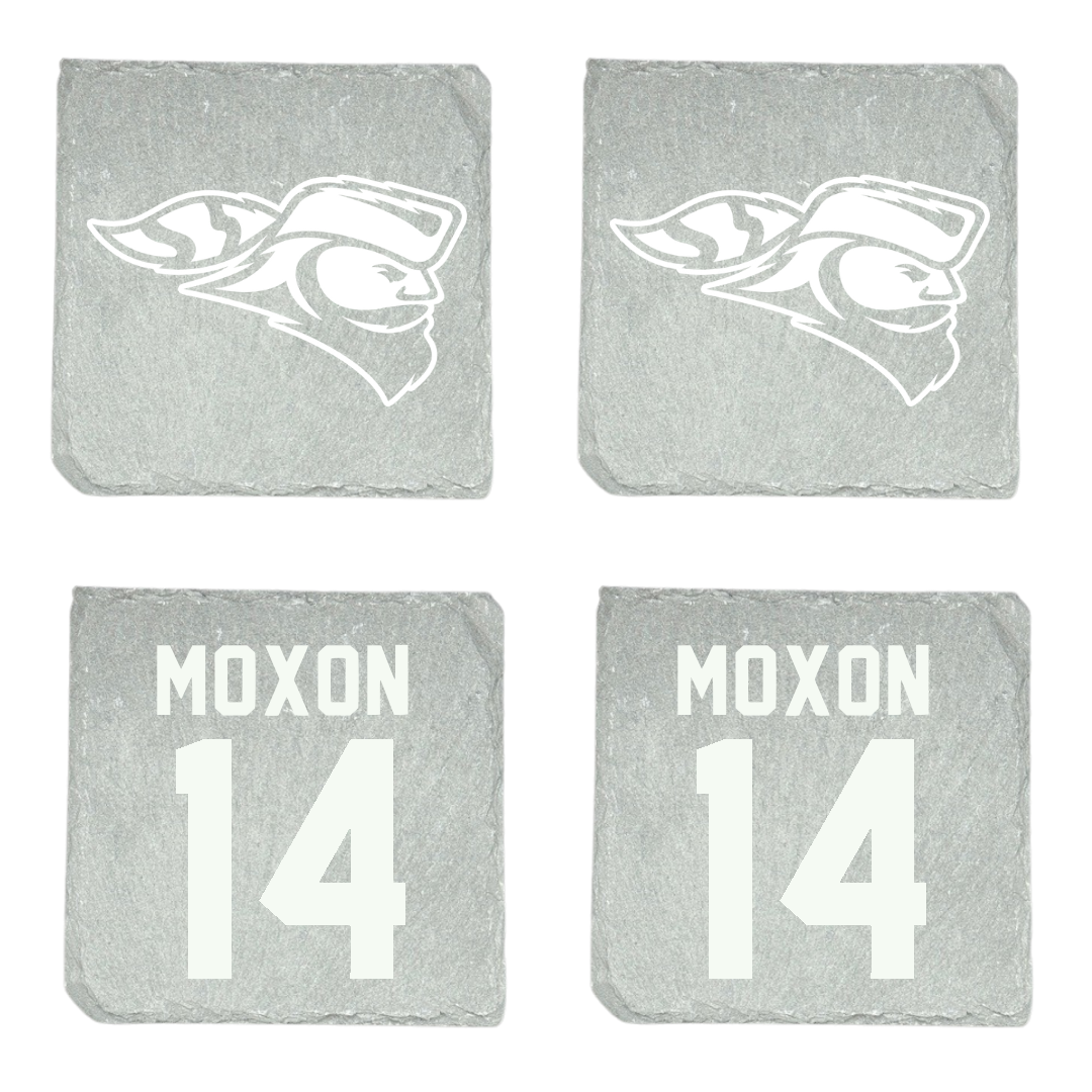 Carroll University Football Stone Coaster (4 Pack)  - #14 Drake Moxon