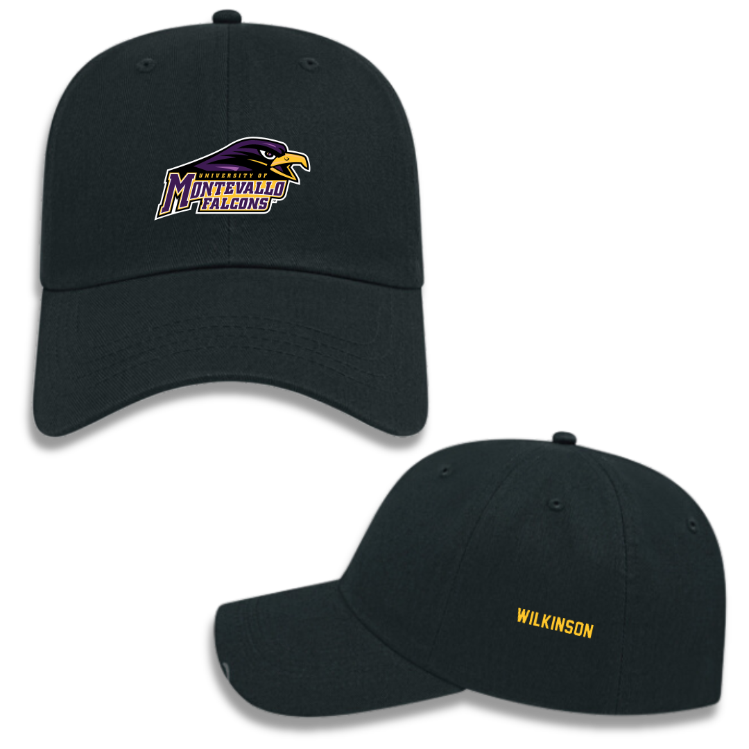 University of Montevallo Swimming & Diving Black Hat - Cypris Wilkinson